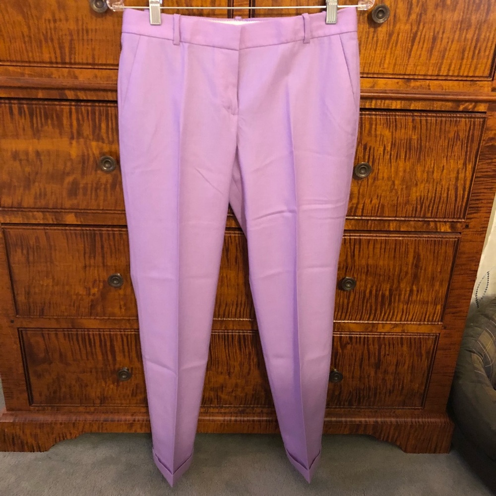 J.Crew Lilac Wool Cafe Capris